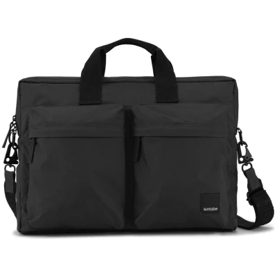 Kintobe Herren vegan Laptoptasche Sage Jet Black