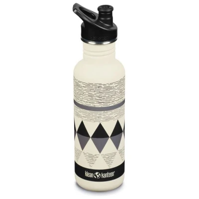 Klean Kanteen Edelstahl Trinkflasche Classic 800ml mit Sport Cap