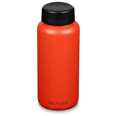 Klean Kanteen Edelstahl Trinkflasche Wide 1182ml Wide Loop Cap