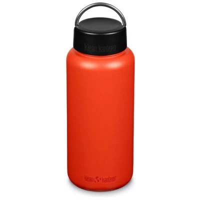 Klean Kanteen Edelstahl Trinkflasche Wide 1182ml Wide Loop Cap