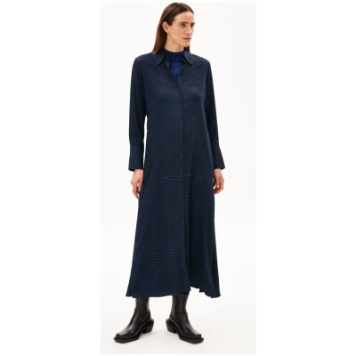 Kleid Dorisaa Graphic Lines Dunkelblau