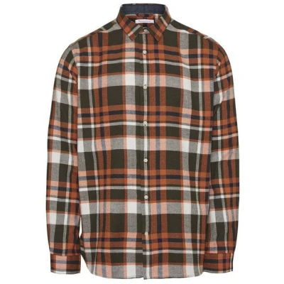 KnowledgeCotton Apparel Hemd-Freizeit - LARCH LS checked - GOTS/Vegan