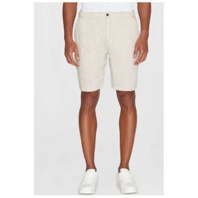 KnowledgeCotton Apparel Loose Herringbone Leinen SHORTS