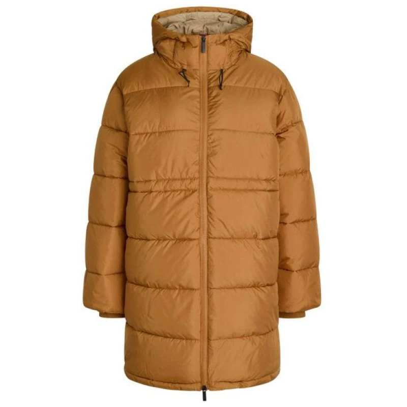 KnowledgeCotton Apparel Pufferjacke - Thermore Mid Puffer Jacket - aus recyceltem Polyester
