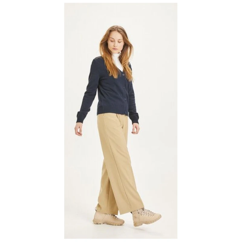 KnowledgeCotton Apparel Stoffhose - POSEY - aus recyceltem Polyester