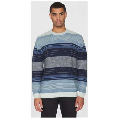 KnowledgeCotton Apparel Strickpullover MULTICOLOR STRIPED aus Bio-Baumwolle