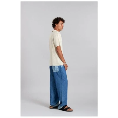 Komodo Leinen Hose in Jeans Optik Modell: Joshua