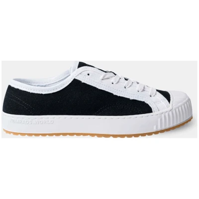 Komrads Herren vegan Sneaker Icns Spartak Schwarz Und Weiß