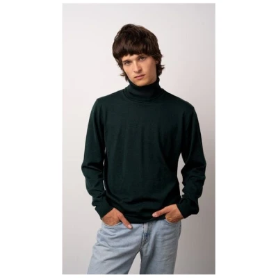 Kopyto LEOPARDUS - Klassischer Rollkragenpullover 100% Merinowolle RWS-zertifiziert Strickpullover Roll Neck