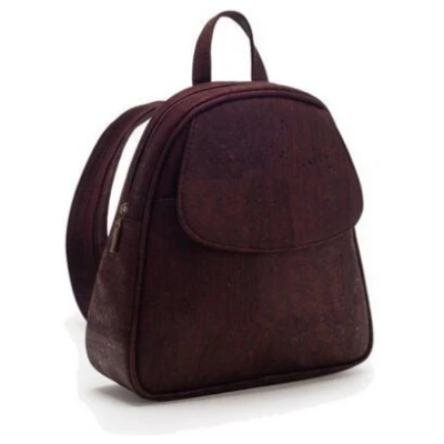 Kork-Deko Mini Rucksack aus Kork - braun | Trendiges Accessoires