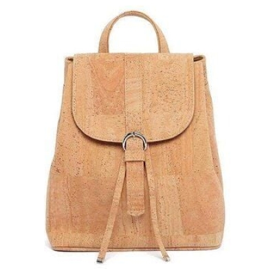 Kork-Deko Rucksack aus Kork - Schwarz oder Beige
