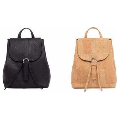 Kork-Deko Rucksack aus Kork - Schwarz oder Beige