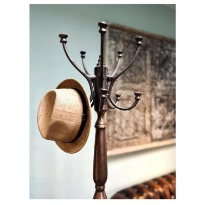 Kork-Deko Trilby Hut aus Korkstoff - beige (Kork Hut "Melone", Fedora-Style)