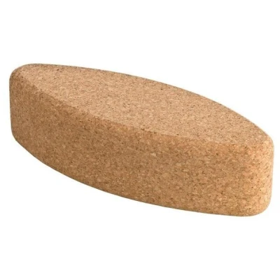Kork-Deko Yoga Block EGG - ovale Form | Klotz aus Kork