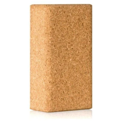 Kork-Deko einzelner Yoga Block Klotz aus Naturkork, Kork
