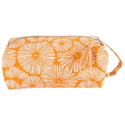 Kosmetiktasche orange, Margerite