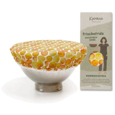 Kumanu - von Natur aus gut Bienenwachstuch Haube "Frischefrida"