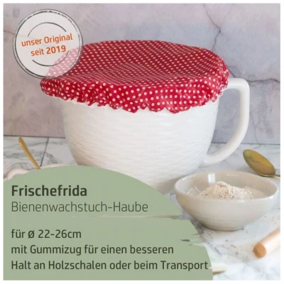 Kumanu - von Natur aus gut Bienenwachstuch Haube "Frischefrida"