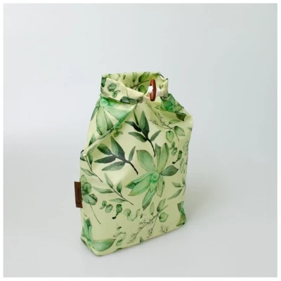 Kumanu - von Natur aus gut Snackbeutel "Pausenpaul" aus Bio-Bienenwachstuch, H 28cm x B 22 cm