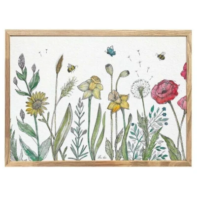 Kunstdruck "Blumenwiese" von LIGARTI | A4, A3 oder A2 | Wandbild | Poster | Kunst