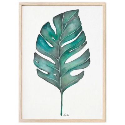 Kunstdruck "Monstera" von LIGARTI | A4, A3 oder A2 | Wandbild | Poster | Kunst
