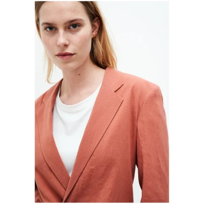 Kuyichi Damen vegan Blazer Scarlett Brick