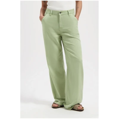 Kuyichi Damen vegan Chino Hose Thalia Salbei Grün