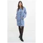 Kuyichi Damen vegan Denim Kleid Mara Blau
