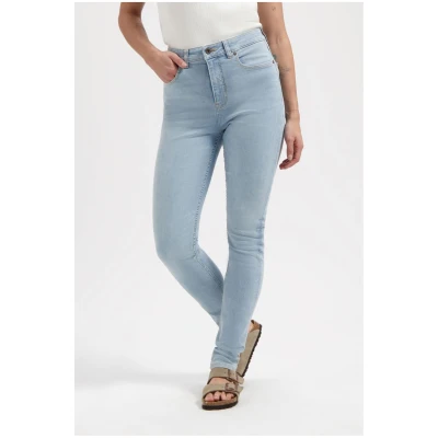 Kuyichi Damen vegan Jeans Carey High Rise Skinny Himmelblau