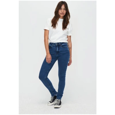 Kuyichi Damen vegan Jeans Lizzy Super Skinny Blau