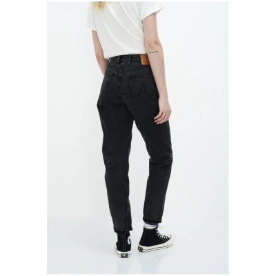 Kuyichi Damen vegan Jeans Nora Loose Tapered Grau