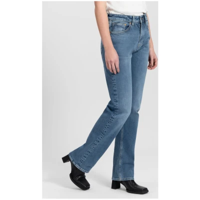 Kuyichi Damen vegan Jeans Straight Rosa Vintage Blau
