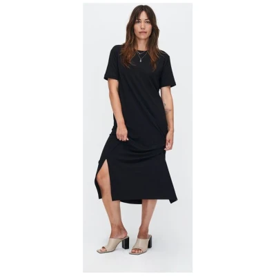 Kuyichi Damen vegan Kleid Brandy Schwarz