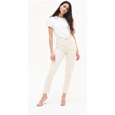 Kuyichi Damen vegan Mom Jeans Nora Loose Tapered Undyed