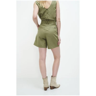 Kuyichi Damen vegan Shorts Sofia Grün