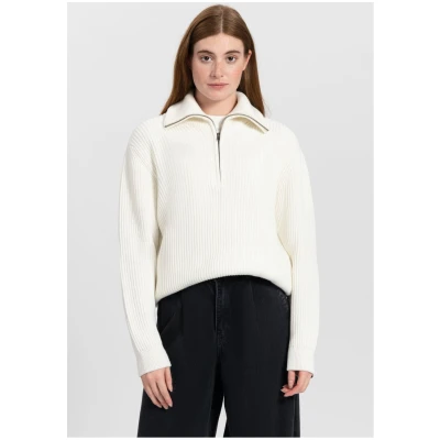 Kuyichi Damen vegan Strickpullover Kayla Off White