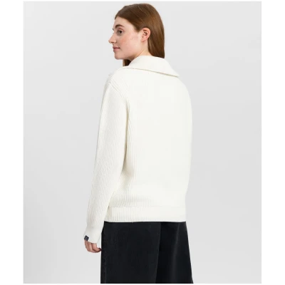 Kuyichi Damen vegan Strickpullover Kayla Off White