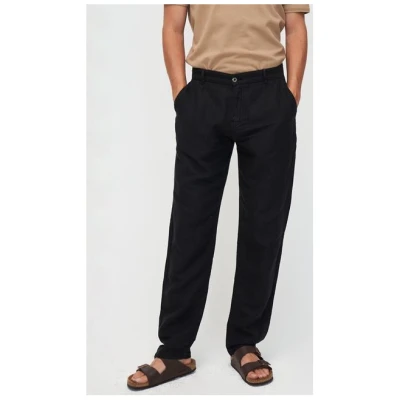 Kuyichi Herren vegan Chino Hose Darren Schwarz