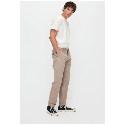 Kuyichi Herren vegan Hose Darren Chino Beige