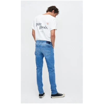 Kuyichi Herren vegan Jeans Slim Jamie Clouds Blau