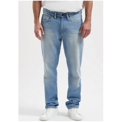 Kuyichi Herren vegan Regular Jeans Scott Old Fashion Blue