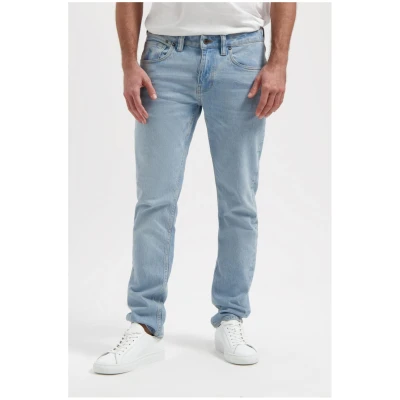 Kuyichi Herren vegan Straight Jeans Nick Faded Blue