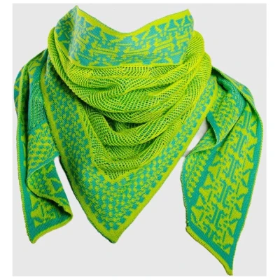 LANARTO slow fashion Halstuch Shine zweifarbig aus Bio-Baumwolle Feinstrick made in germany