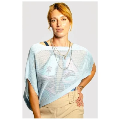 LANARTO slow fashion Poncho Cape 100% Biobaumwolle made in germany