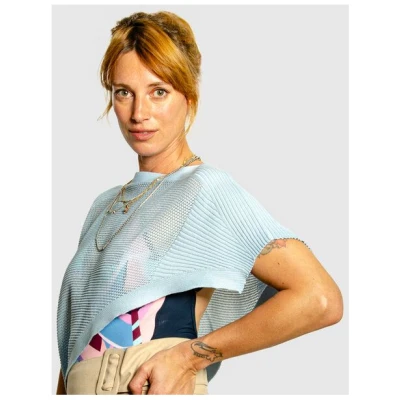 LANARTO slow fashion Poncho Cape 100% Biobaumwolle made in germany