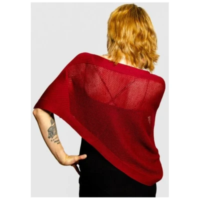 LANARTO slow fashion Poncho Cape aus mulesingfreier Merinowolle in edlen Farben