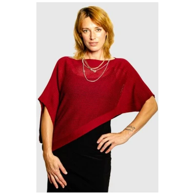 LANARTO slow fashion Poncho Cape aus mulesingfreier Merinowolle in edlen Farben