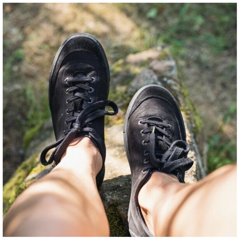 LANGBRETT LDR sneaker | nubukleder