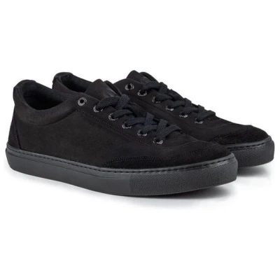 LANGBRETT LDR sneaker | nubukleder