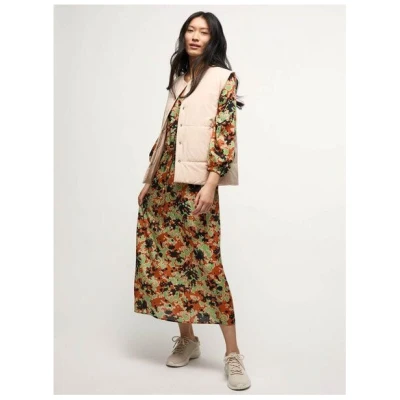LANIUS Damen Maxikleid Print Powerful Bloom